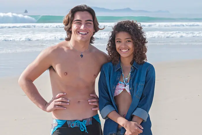 Happy interracial couple